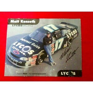 NASCAR Matt Kenseth Autographed Picture 8.5" x 10&7/8" LYCOS RACING — No COA